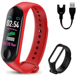 M3 Pro Smart Band Waterdicht Fitness Tracker Stappenteller Call Bericht Herinnering Armband Horlogeband Voor Mannen Vrouwen Kinderen