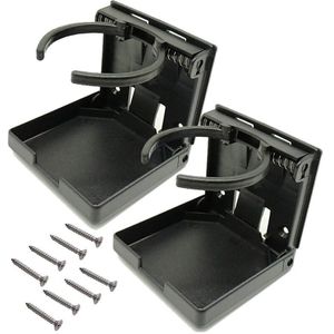 Verstelbare Vouwen Bekerhouder Met Schroeven/Verstelbare Bekerhouder Voor Marine/Boot/Caravan/Auto, 2Pcs