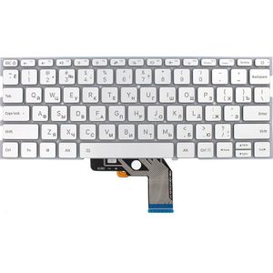 Russische Laptop Toetsenbord Voor Xiaomi Mi Air 13.3 Inch 9Z.ND7BW.001 490.09U07.0D01 Zilveren Toetsenbord Met Achtergrondverlichting