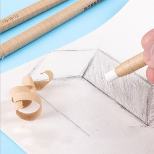 12 Stks/set Pull Lijn Papierrol Potlood Zacht Rubber Gum Voor Kinderen Tekenen Schilderen Art Briefpapier Schoolbenodigdheden