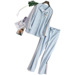 2 Stks/set Lange Mouwen Moederschap Verpleging Nachtkleding Set Borstvoeding Pyjama Nachtjapon Zwangerschap Nachtkleding Katoen