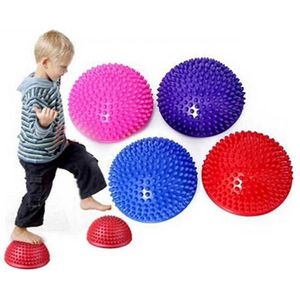 Volwassen Kinderen Yoga Foot Half Ronde Massage Bal Kussen Spiky Balance Ball Koepelvormige Stabiliteit Peulen Balans Fitness Halfrond Bal