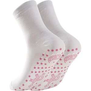 2Pcs Mannen/Vrouwen Unisex Winter Warm Zelfopwarming Gezondheid Sokken Pijnbestrijding Outdoor Anti-Koude Therapie magnetische Thermische Kousen
