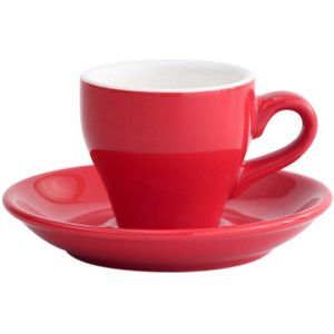 Candy Kleur Expresso Kop En Schotel Kleurrijke 80 Ml Koffie Set Italiaanse Amerikaanse Koffie Cups