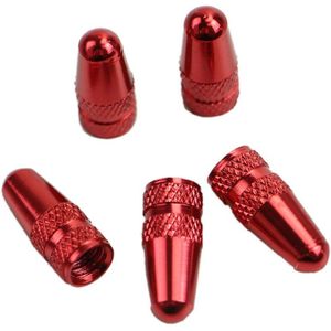 5Pcs Fietsen Band Steel Covers Aluminium Frankrijk Type Fiets Universele Stofdicht Kleine Autoband Accessoires Cap