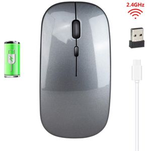 1600Dpi Draadloze Muis 2.4G Klassieke Oplaadbare Muizen Ultradunne Stille Muis Mute Voor Laptop Pc Office Notebook