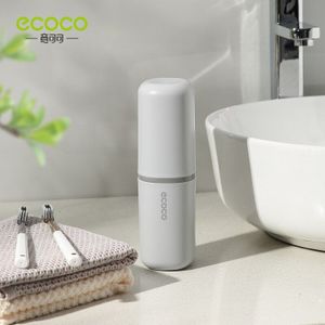 Ecoco Tandenborstel Case Eenvoudige Reizen Draagbare Wassen Cup Multi-Functionele Borstelen Doos Tand Mondwater Badkamer Set Huishouden