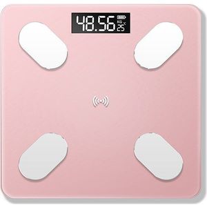 Thuis Smart Weegschaal Lichaamsvet Meetinstrument Lichaam Samenstelling Analyzer Lcd Mobiele Telefoon App Bluetooth Verbinding