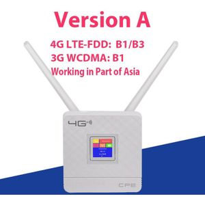 4G Lte Wifi Router Met Sim Card Slot CAT4 150Mbps Draadloze Cpe Fdd/Tdd Unlock Modem Externe antennes Wan/Lan RJ45