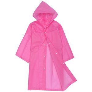 Kid Regenjas Eenvoudige Eva Verdikte Doorschijnende Regenjas Voor Meisje Kid Kind (Blauw)