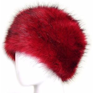 Mode Winter Vrouwen Faux Fur Hat Warm Russische Stijl Dikke Pluizige Caps Vrouwelijke Elegante Warme Sneeuw Caps Mutsen Cap