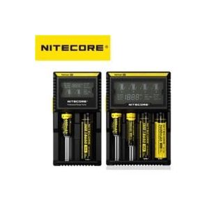 Originele Nitecore D2 D4 Batterij Lader Lcd Smart Opladen Voor 18650 14500 16340 26650 12V Oplader Voor Een Aa aaa Batterijen