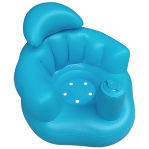 Draagbare Baby Leren Seat Opblaasbare Bad Stoel Pvc Sofa Douche Kruk Voor Spelen Eten Baden Loungen