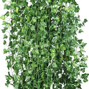 12 X Kunstmatige Planten Van Wijnstok Valse Bloemen Ivy Opknoping Garland Voor De Wedding Party Home Bar Tuin muur Decoratio