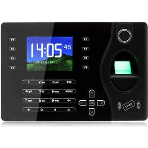 Biometrische Vingerafdruk Presentielijst Machine 2.4 Inch Usb Fingerprint Scanner Tijd Clocker Tcp/Ip Werknemer Recorder Eu Plug