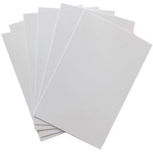 20 Stuks Blanco Kraftpapier Kaart Briefpapier Handmake Brief Papier Postcard Diy Bruin/Wit/Zwart 14*10cm