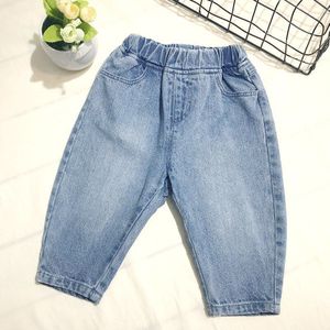 Kids Jeans Casual Koreaanse Losse Broek Voor Jongens Peuter Meisjes Denim Broek 2 3 4 5 6 Jaar Kinderen Broek baby Harembroek