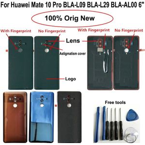 100% Orig Voor Huawei Mate 10 Pro BLA-L09 BLA-L29 BLA-AL00 6 ""Achter Back Door Behuizing Battery Cover
