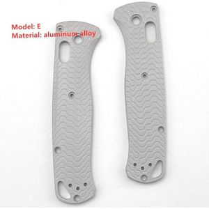1 Paar Aluminium Antislip Diy Handvat Weegschalen Patches Voor Benchmade Bugout 535 Vervanging Reparatie Gereedschap Onderdelen