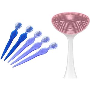 5Pcs Mini Wenkbrauw Trimmer Veilig Haar Scheren Scheermessen Met Voor Xiaomi Soocas X3 X5 Sonic Elektrische Tandenborstel