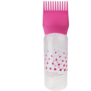 Plastic Verven Shampoo Fles Olie Kam 170Ml Haar Tools Haarverf Applicator Borstel Flessen Styling Tool Haarkleuring