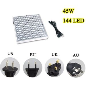 25W/45W Cultivo Led Planten Groeien Paneel Licht Volledige Spectrum Phyto Lamp 75 Led 144 Led Indoor kas Growbox Tent Kamer