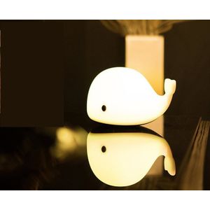 Led Usb Kleur Licht Cartoon Dolfijn Lamp Cartoon Siliconen Licht Mooie Dolfijn Schaduw Slaapkamer Lamp
