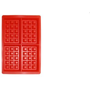 Bakken hulpmiddel DIY cakevorm Siliconen 4-Cavity Wafels Cake Chocolade Pan Bakvorm Donut Maker Geschikt voor magnetron oven