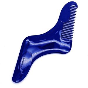 1PC Mannen Baard Styling Template Stencil Baard Kam voor Mannen Lichtgewicht en Flexibele Fits All-In-One tool Baard Shaping Tool
