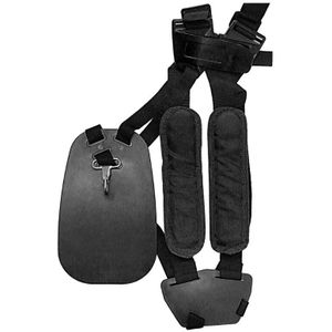 Comfortabele Linnen Materiaal Dubbele Riem Schouderriem Zwart Trimmer Schouderriem Voor Trimmer / Trimmer Harne