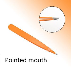 Rvs Wenkbrauw Pincet Geneigd Platte Tip Schuine Tip Epilator Wenkbrauw Pincet Rechte Wenkbrauw Reparatie Tool Beauty Tool