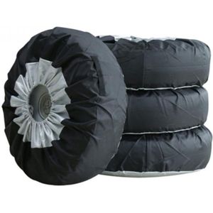 4 Stuks Tire Cover, Winter Zomer Cover Band, Auto Reservewiel Cover, Opbergzakken, draagtas, Wiel Bescherming Covers