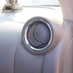 Jameo Auto 2 Stks/set ABS Chrome Auto Interieur Air Vent Decoratie Trim Sticker voor Nissan Sunny Maart accessoires