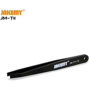 3 In1 Jakemy JM-T11 Anti-Statische Pincet Kit Hittebestendige Platte Puntige Gebogen Pincet Set Telefoon Laptop Pcb reparatie