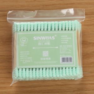 100/48/26Pcs Wegwerp Wattenstaafjes Houten Stok Neus Oren Schoonmaken Gezondheidszorg Schoonmaken Makeup Tools