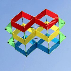 Creatieve Stereo dubbele paleis lantaarn kite met kite lijn outdoor vliegende vliegers Voor Kinderen En Volwassen Super kite