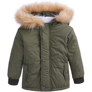 Baby Jongens Winter Jas Dikke Keep Warm Hooded Jassen Kids Jongens Katoen Gewatteerde Warme Herfst Bovenkleding Kinderen Kleding