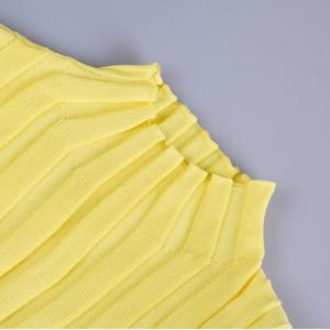 Casual Outfit Half Hoge Kraag Twee Delige Set Schouderstuk Half Hoge Kraag Trui Broek Set