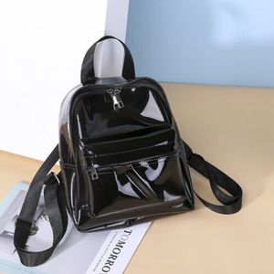 Helder Transparant Pvc See Through Mini Rugzak Leuke School Book Bag Au