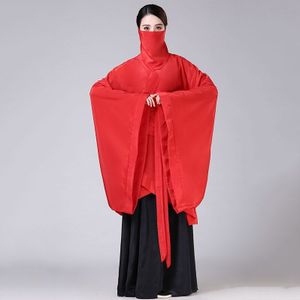 Rood Zwart Vrouw Chinese Traditionele Oude Dans Kostuums Vrouwen Nationale Stadium Etnische Hanfu Borduurwerk Tang Pak Voor Dame