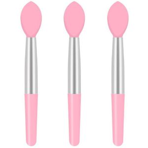1/5/10Pcs Mini Zachte Siliconen Hoofd Handvat Lip Applicator Borstels Make Up Tool Lip Gebruik Applicator cosmetische Make-Up Brush Tool