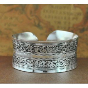 Jshine Bohemian Sieraden Vintage Vrouw Armband En Armbanden Antiek Zilver Kleur Vrouwen Armbanden Bangles Etnische Brede Manchet Bangle