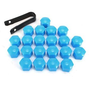 20 Stuks Auto Auto Hub Schroef Cover Band Wiel Bout Moer Cap Wiel Moer Bout Hoofd Cover Cap Hub schroef Protector Auto Levert 17Mm