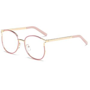 Elbru Cat Eye Spektakel Brilmonturen Voor Mannen Vrouwen Metalen Frame Brillen Mode Optische Brillen Bril
