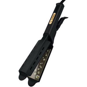 Styling Stijltang Vier-Gear Temperatuur Aanpassing Toermalijn Ionische Flat Iron Verbreden Panel Keramische Verwarming Plaat Salon