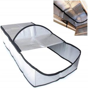 Zolder Trap Cover Zolder Trappen Isolatie Tent Dubbelzijdig Aluminiumfolie Deur Isolator Kit Met Gemakkelijke Toegang Rits