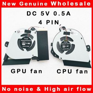 Laptop Cpu Gpu Koelventilator Koeler Radiator Voor Asus Rog GU502DU GU505DU GU502GV GU502GV-BI7N10 DFS5K1211549IP DFS5K12304363C