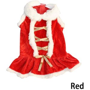 Pet Warm Hond Kat Jas Coat Puppy Kleding Winter Trui Kerst Kostuum Kerst Klassieke Rok
