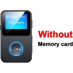 2022 Stijlvolle Mini MP3 Speler Student Clip Muziek Spelers Walkman Sport Lcd-scherm Ondersteuning 32Gb Tf Card Bluetooth adapter
