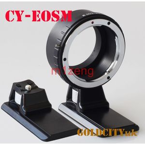 Adapter Ring Met Statief Voor Contax/Yashics Cy Lens Canon Eosm EOS-M Mount Eosm/M2/M3/M5/M6/M50 EF-M Mirrorless Camera